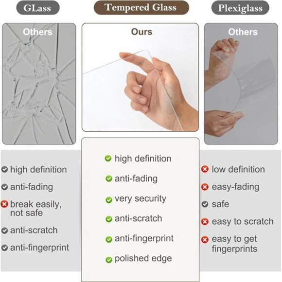 Rustic Picture Frame 5x7, 100% Reclaimed Wood Frame with Tempered Glass - Picture 6 of 7